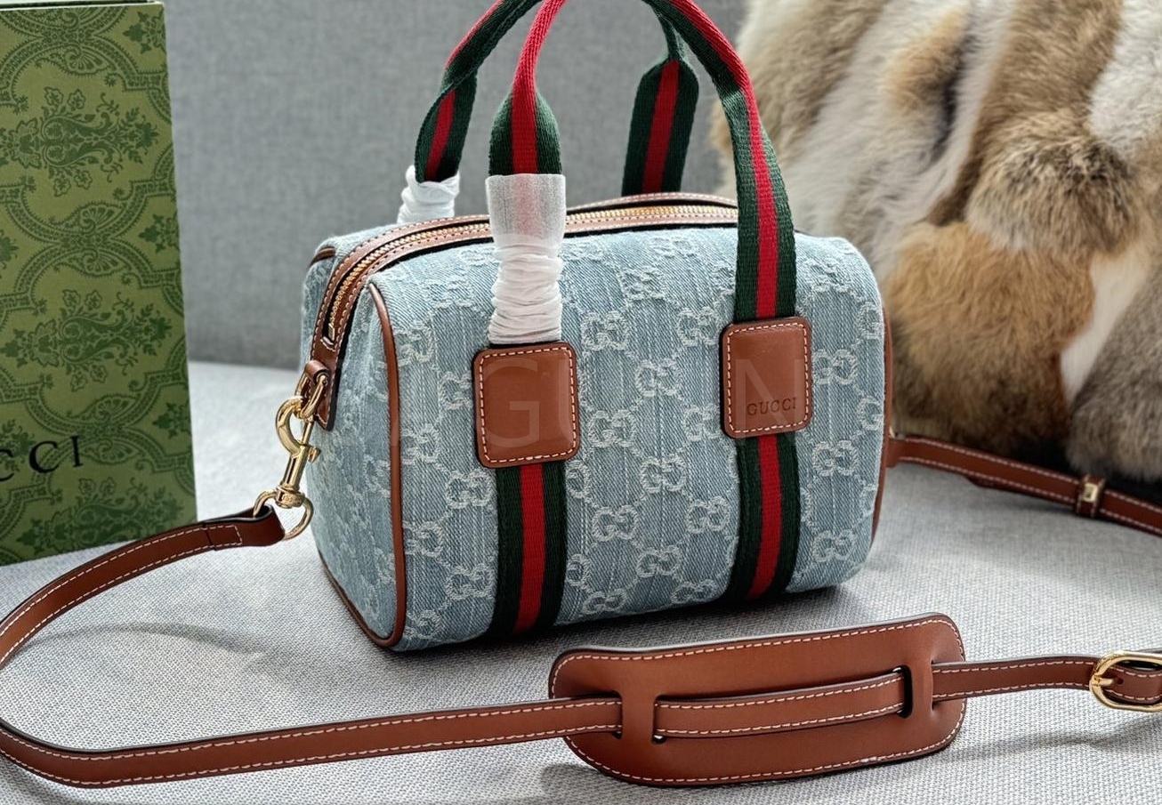 구찌 데님 토트백