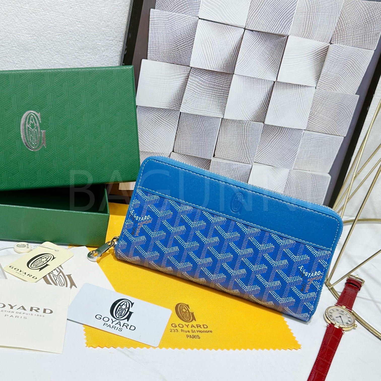 고야드 마티뇽 지퍼 지갑