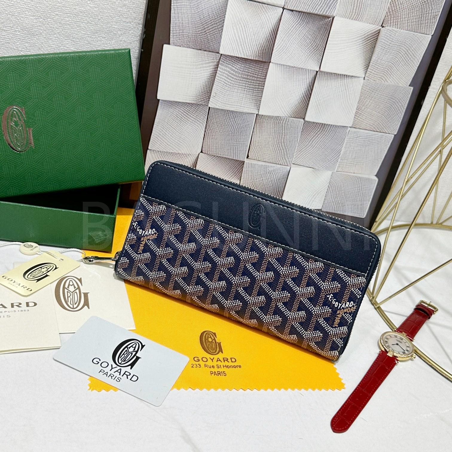 고야드 마티뇽 지퍼 지갑