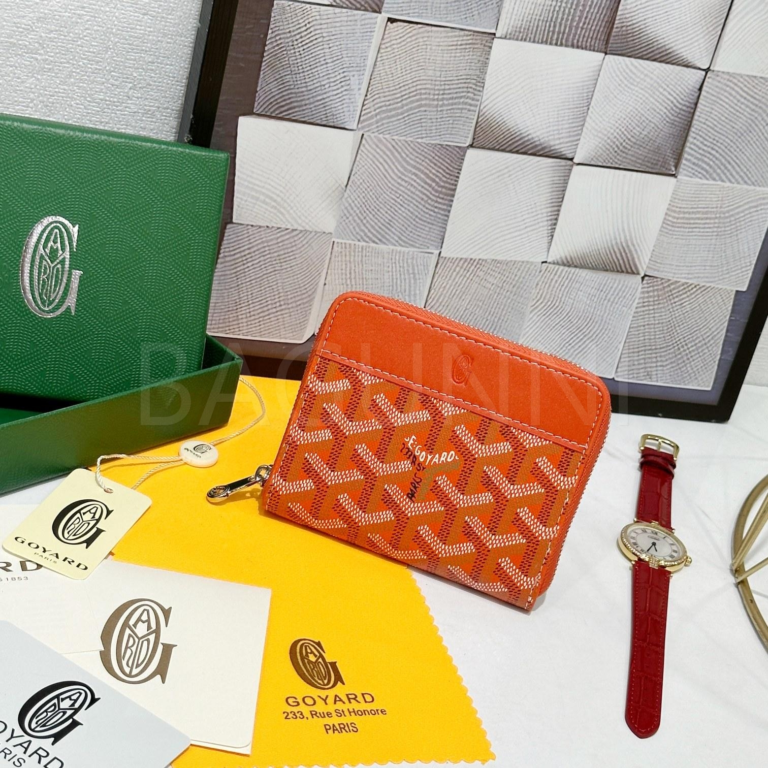 고야드 마티뇽 지퍼 지갑