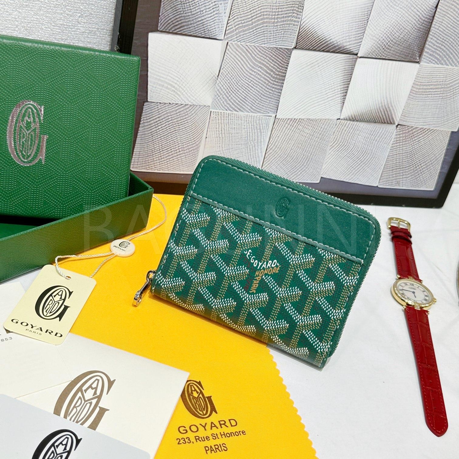 고야드 마티뇽 지퍼 지갑