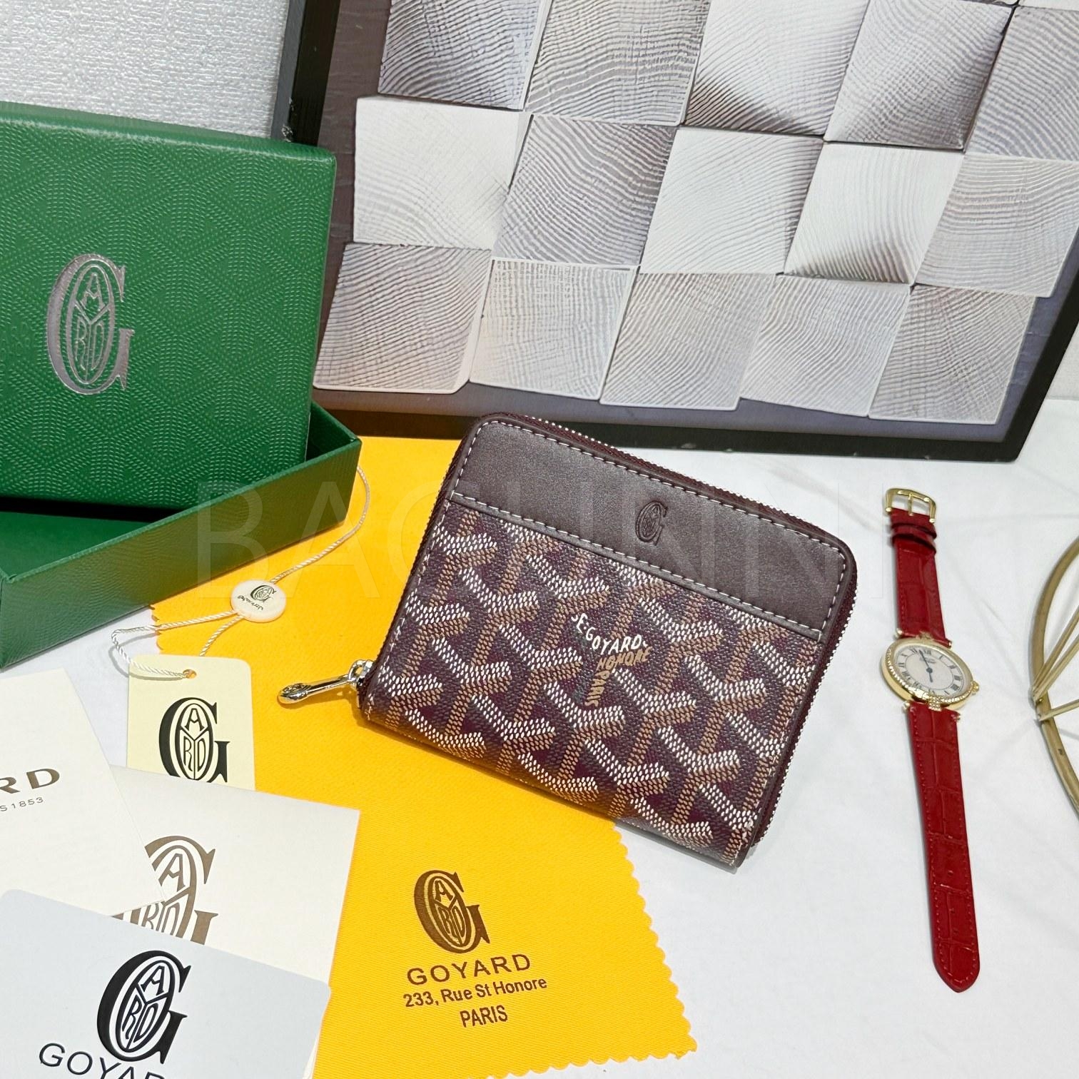 고야드 마티뇽 지퍼 지갑