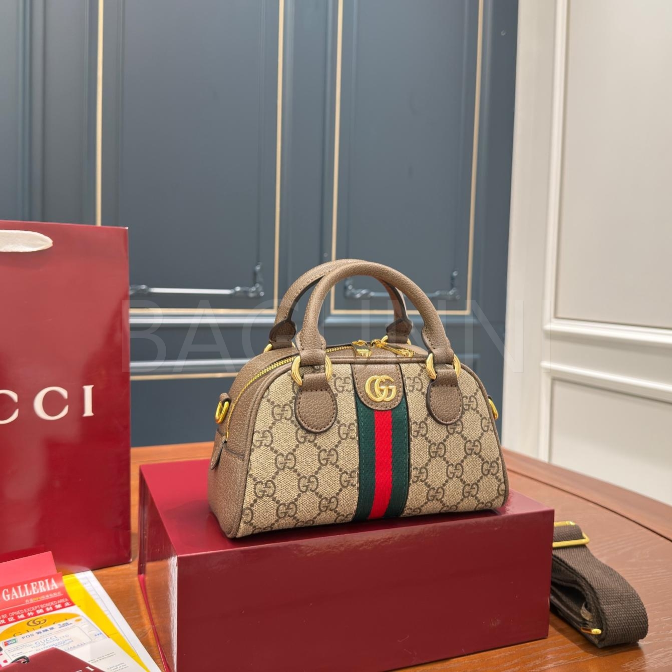 구찌 오피디아 미니 볼링백