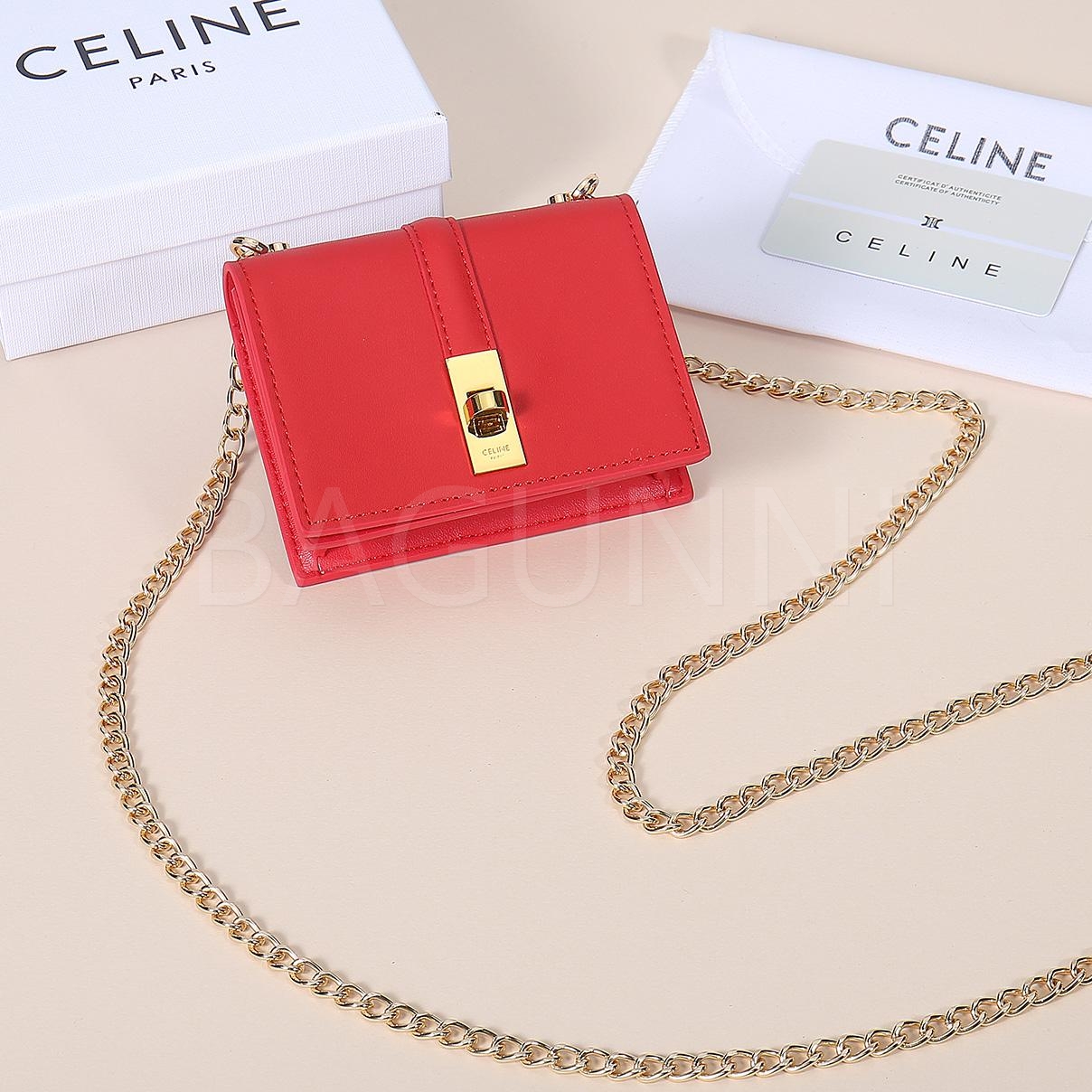 셀린느 트리옹프 플랩 카드지갑