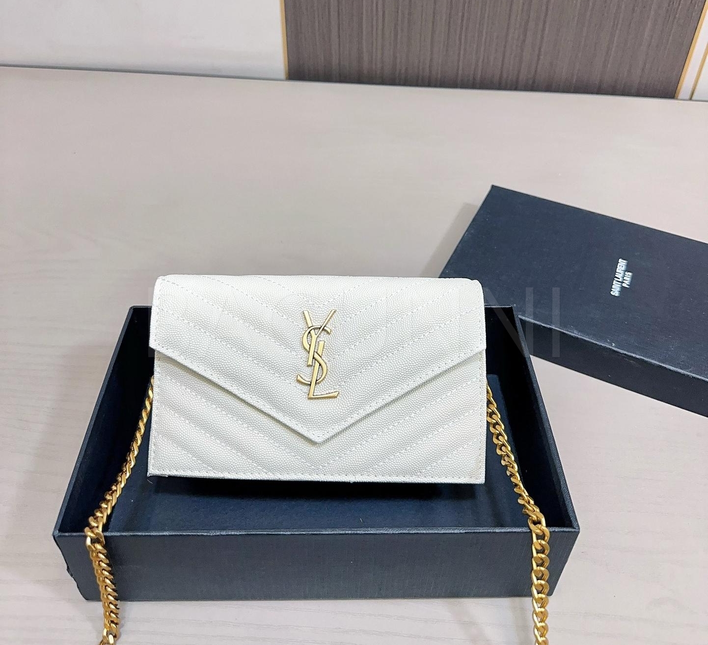 YSL 퀼팅 백