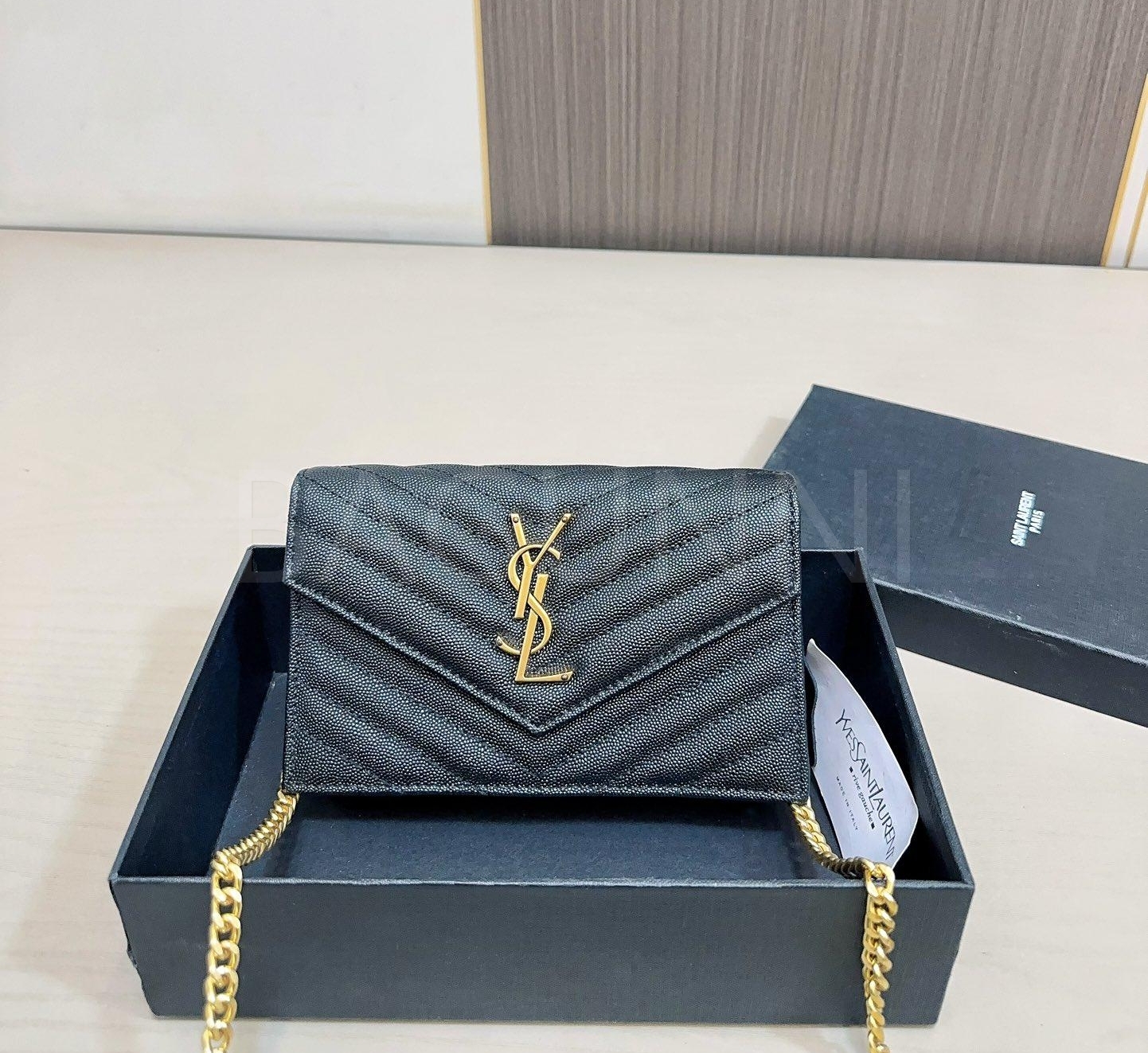 YSL 퀼팅 백