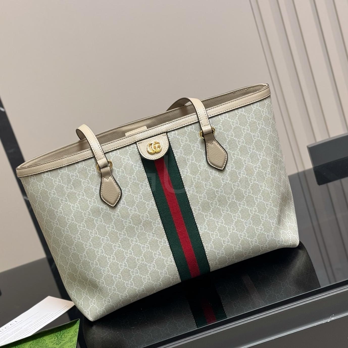 구찌 캔버스 쇼퍼백