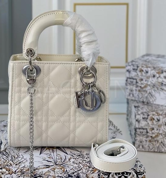 디올 레이디 디올 토트백