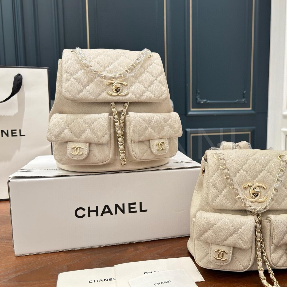 샤넬 두마 백팩