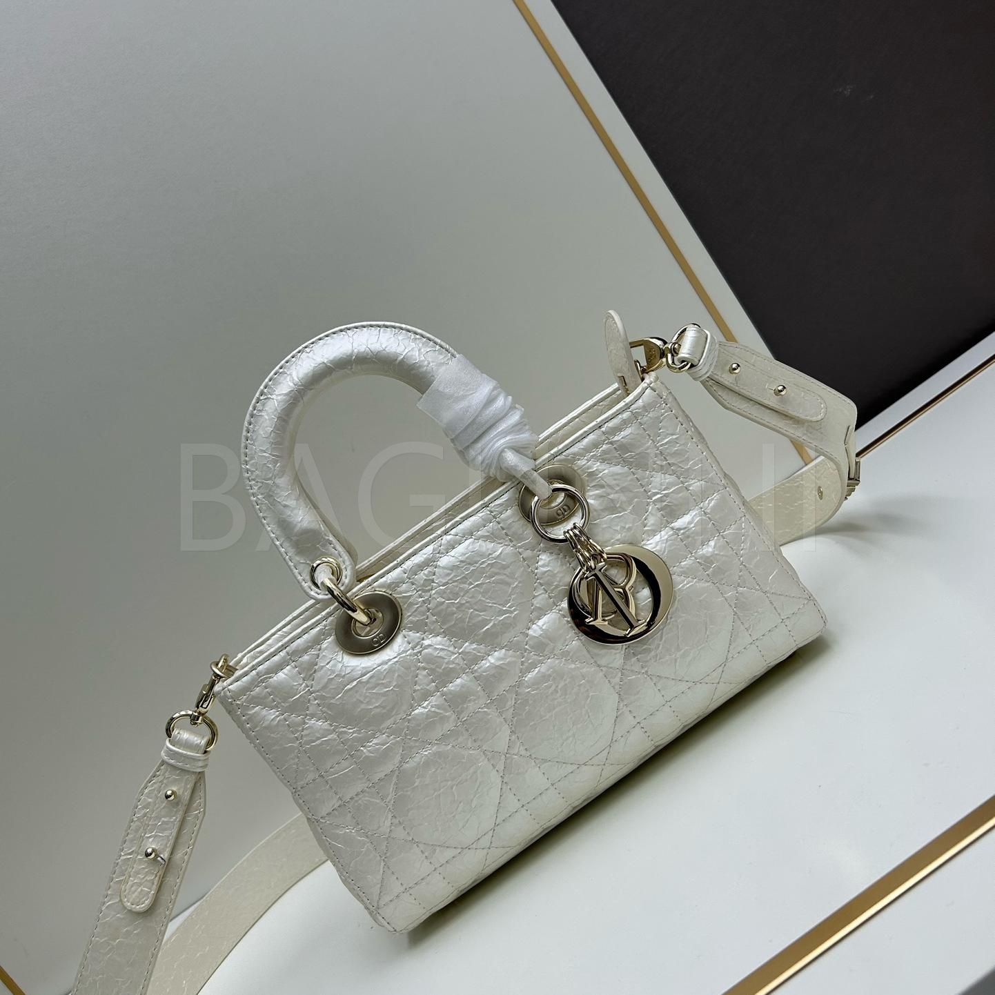 디올 레이디 디올 토트백