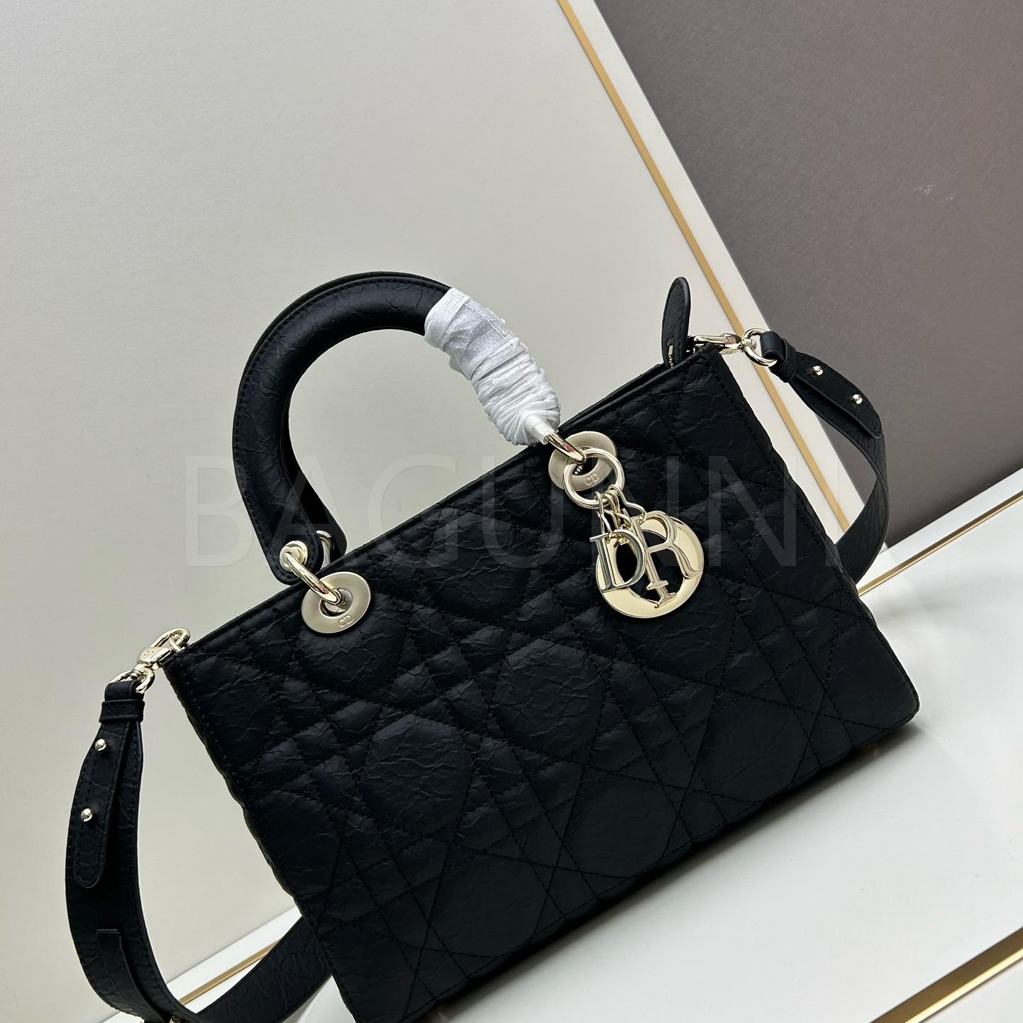 디올 레이디 디올 토트백