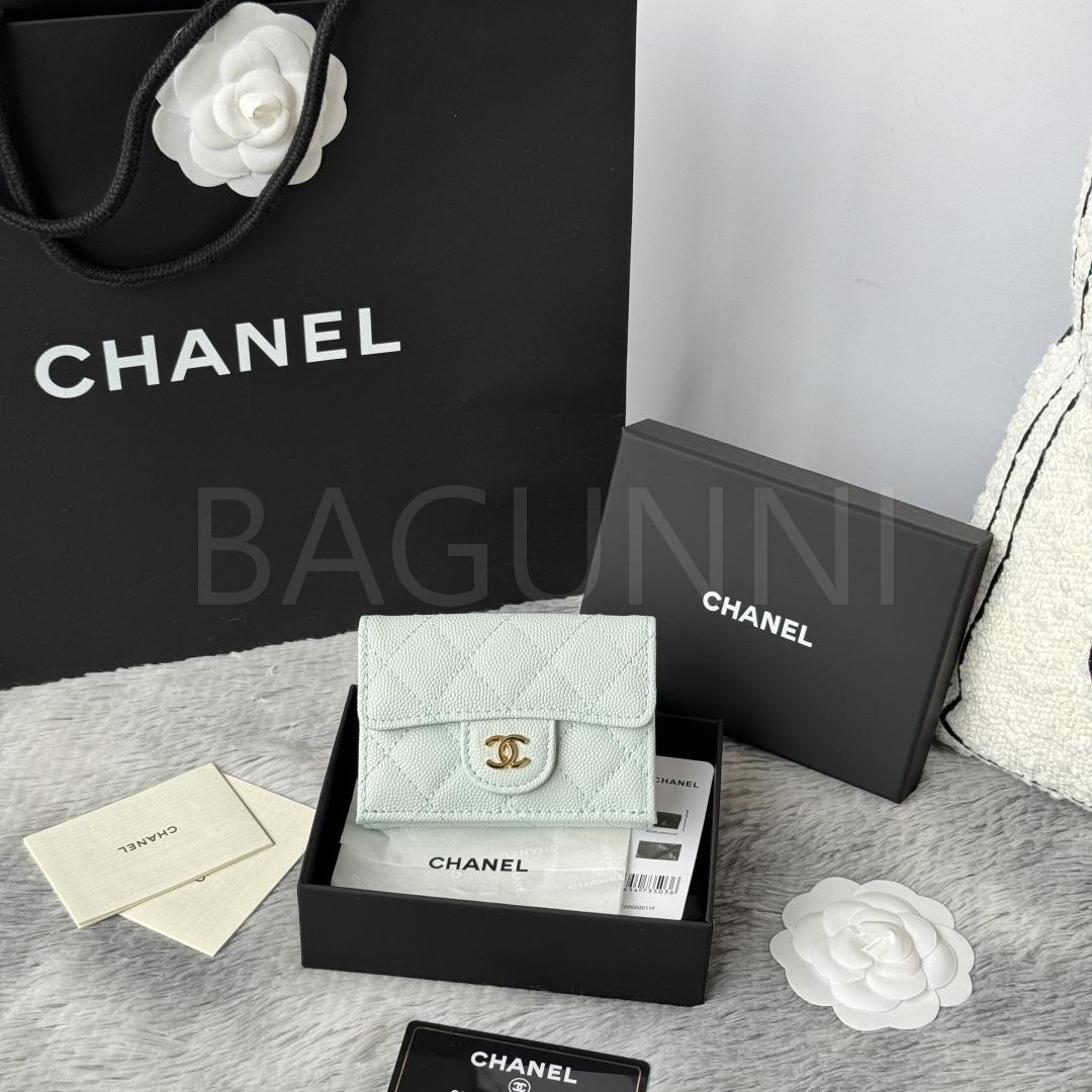 샤넬 트리폴드 반지갑