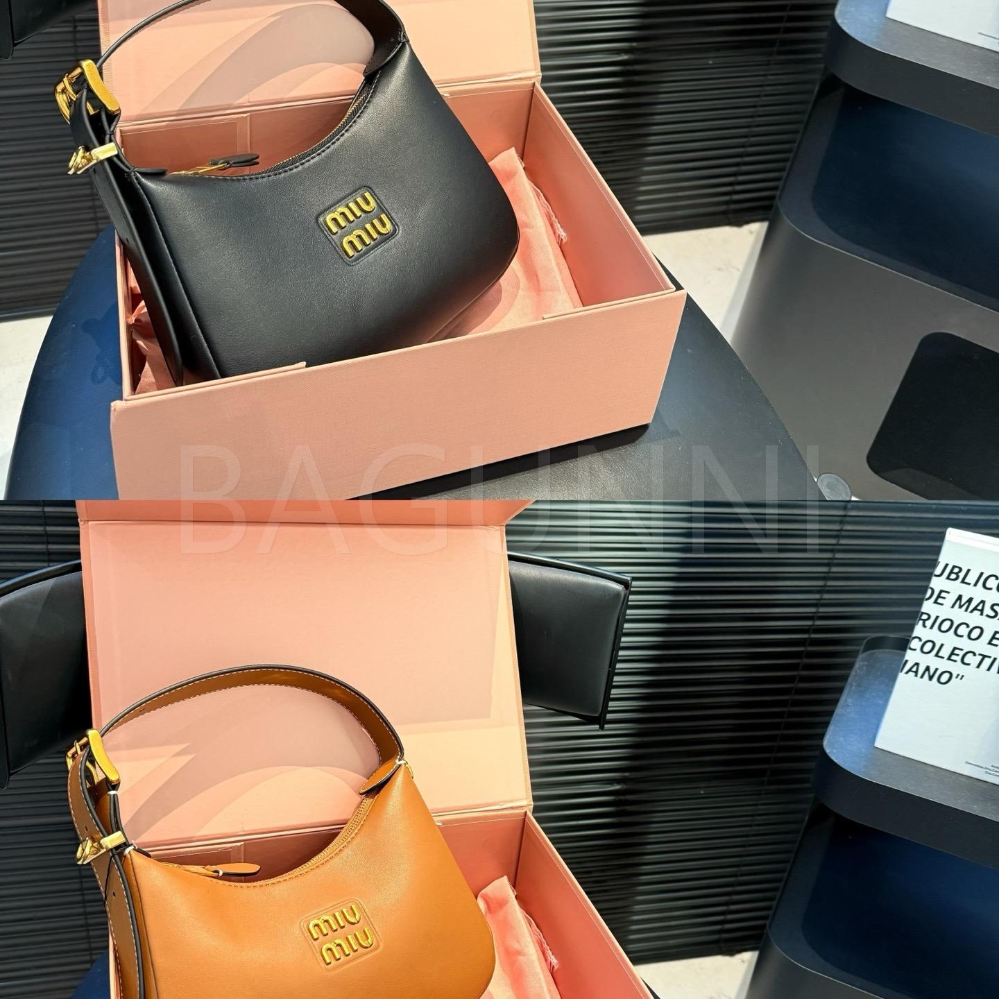 미우미우 호보 숄더백