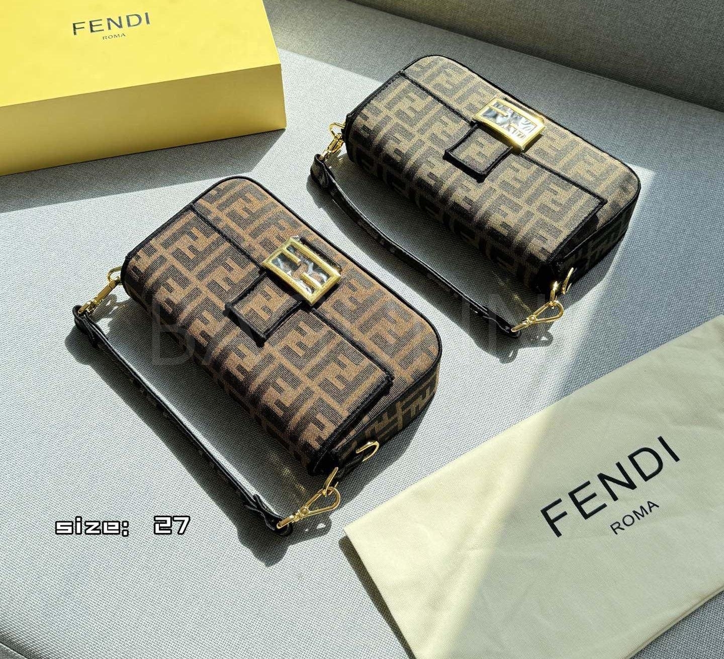 펜디 바게트 크로스백