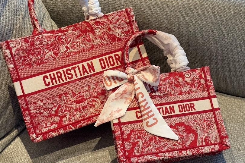 디올 라지 쇼퍼백