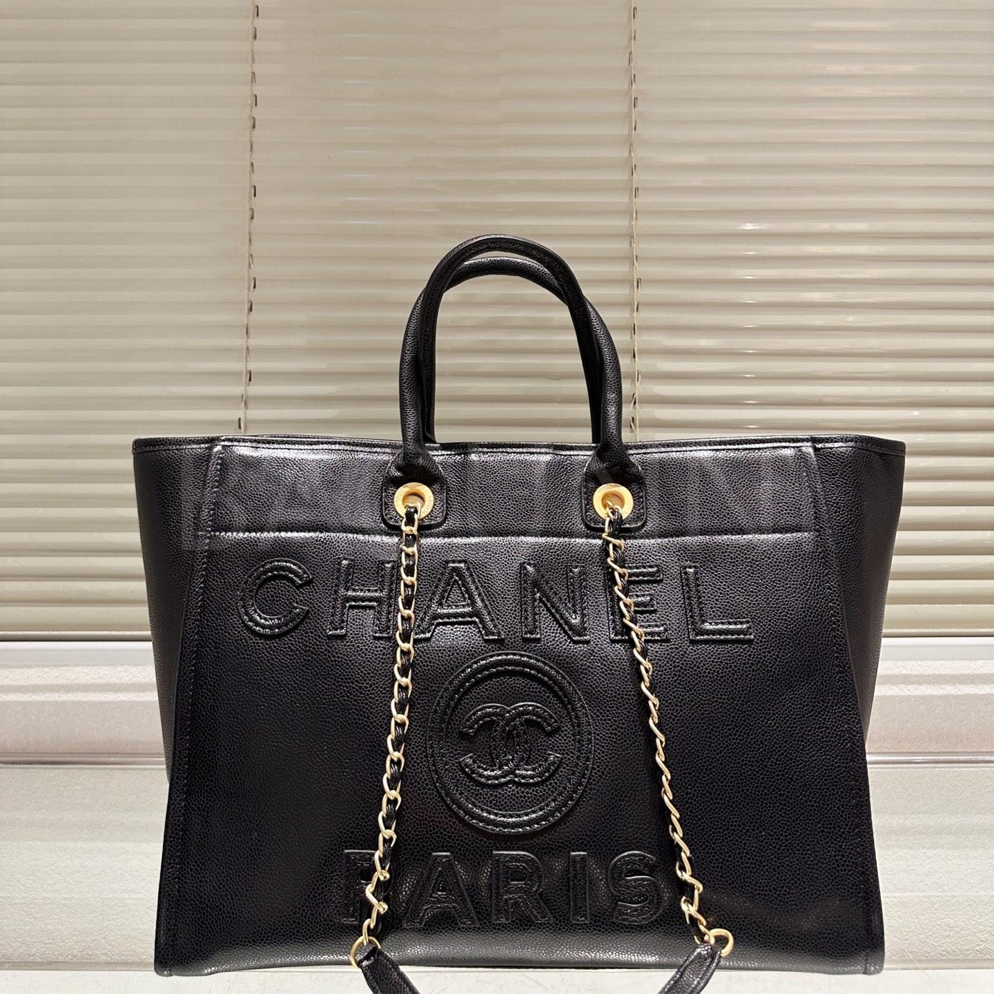 샤넬 도빌 쇼핑 토트백