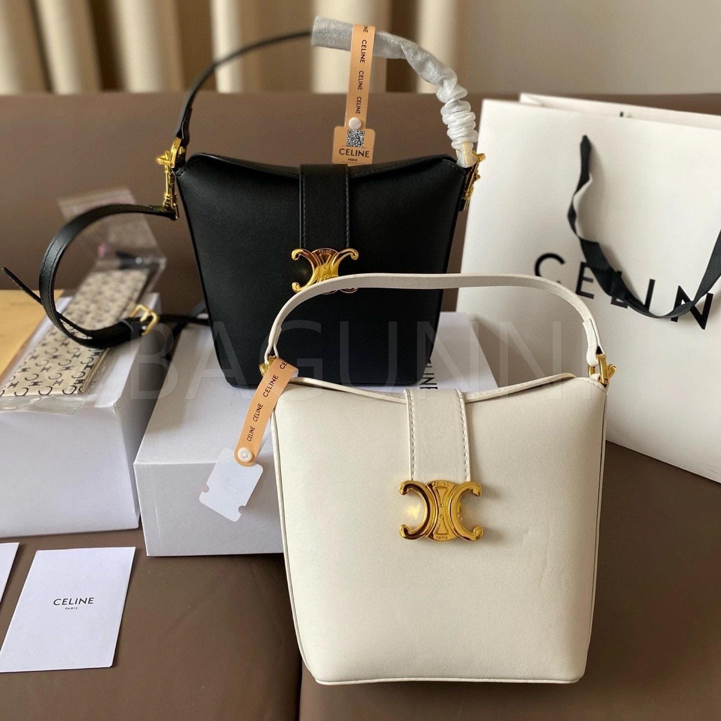 셀린느 트리옹프 버킷백