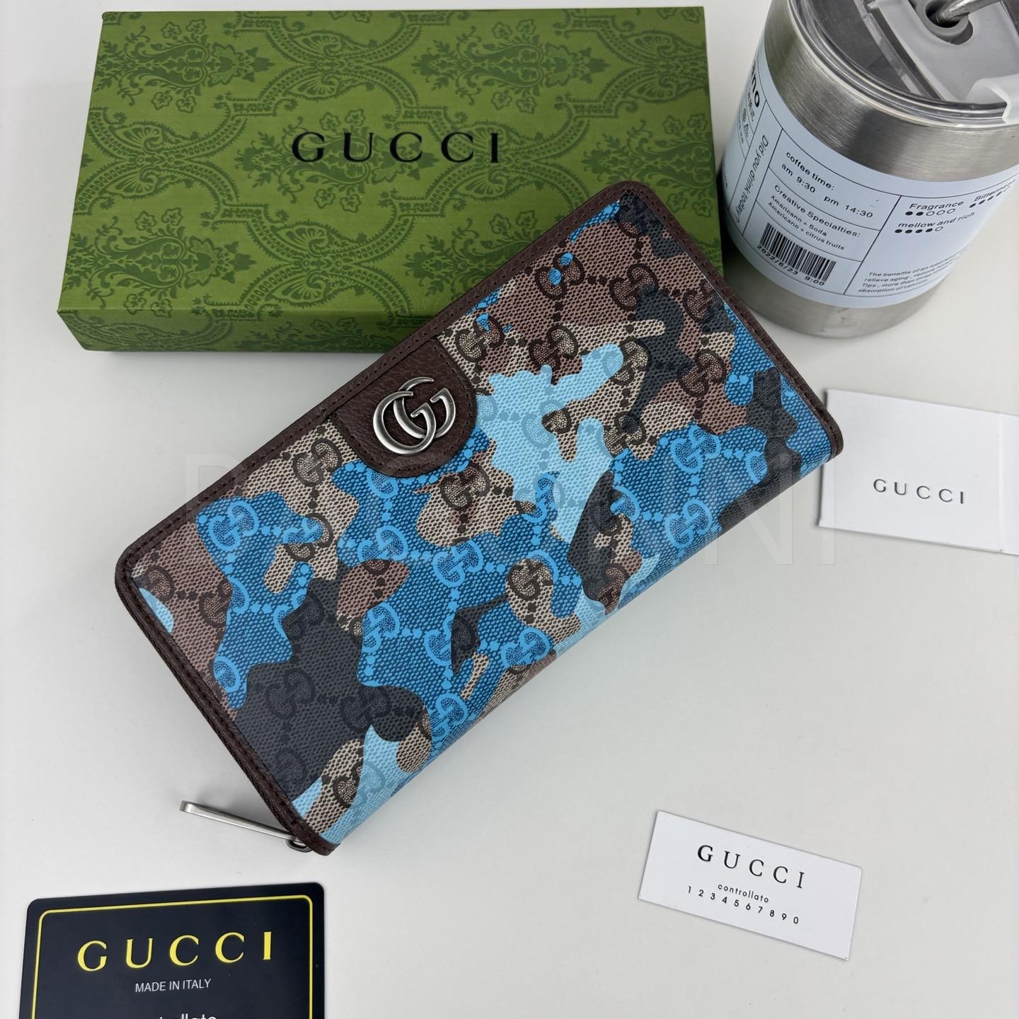 구찌 지퍼 카드지갑