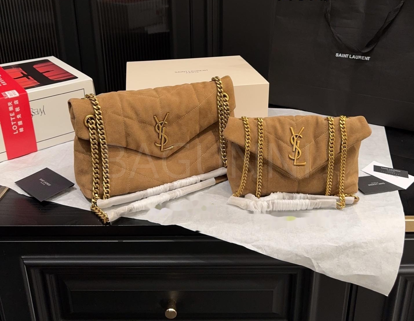 YSL 빅 로고 체인백