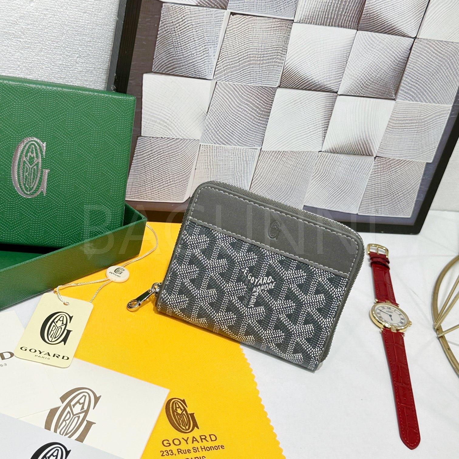 고야드 마티뇽 지퍼 지갑