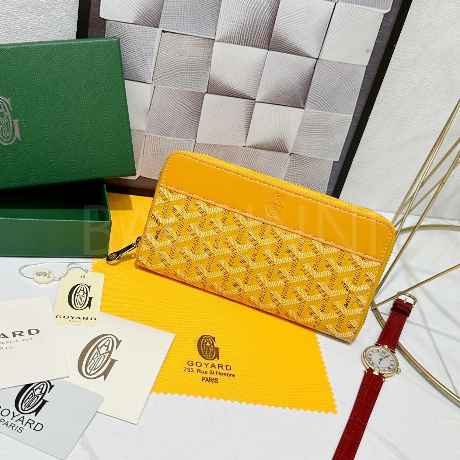 고야드 마티뇽 지퍼 지갑