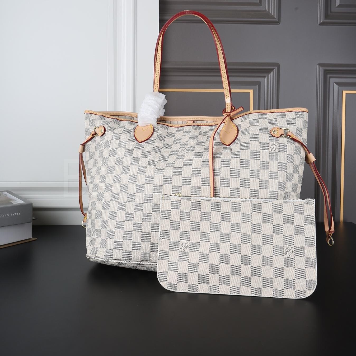 루이비통 다미에 네버풀 토트백