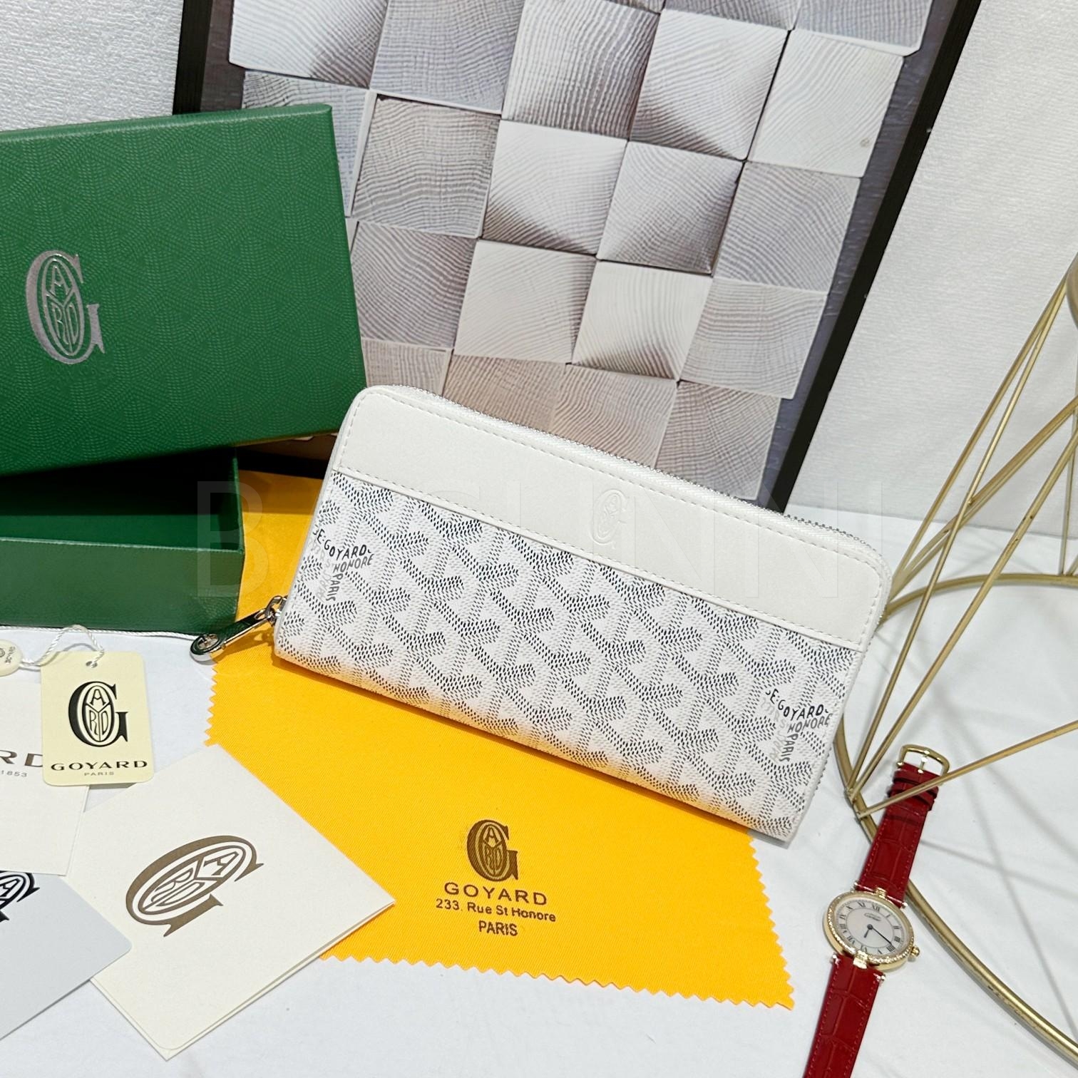 고야드 마티뇽 지퍼 지갑