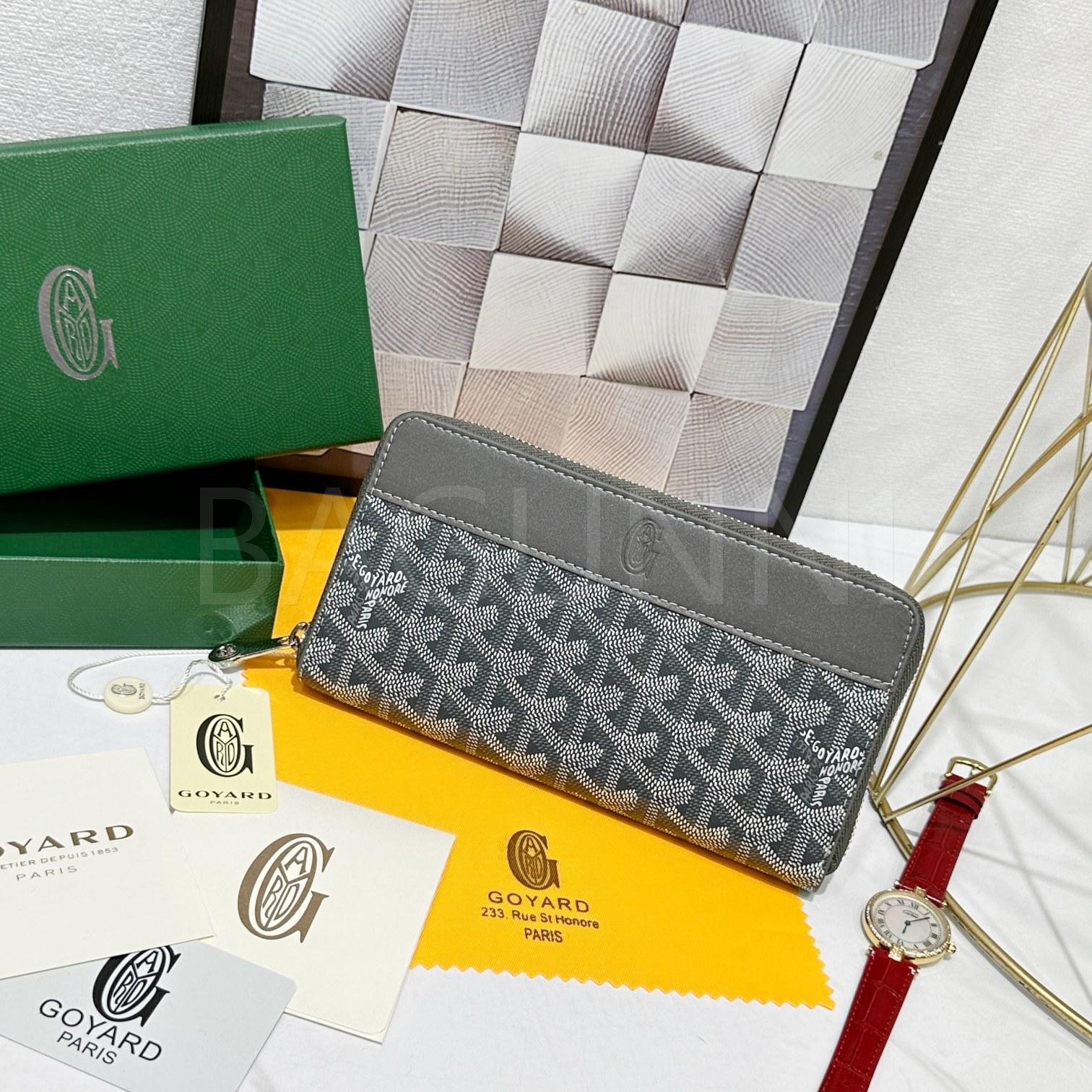 고야드 마티뇽 지퍼 지갑