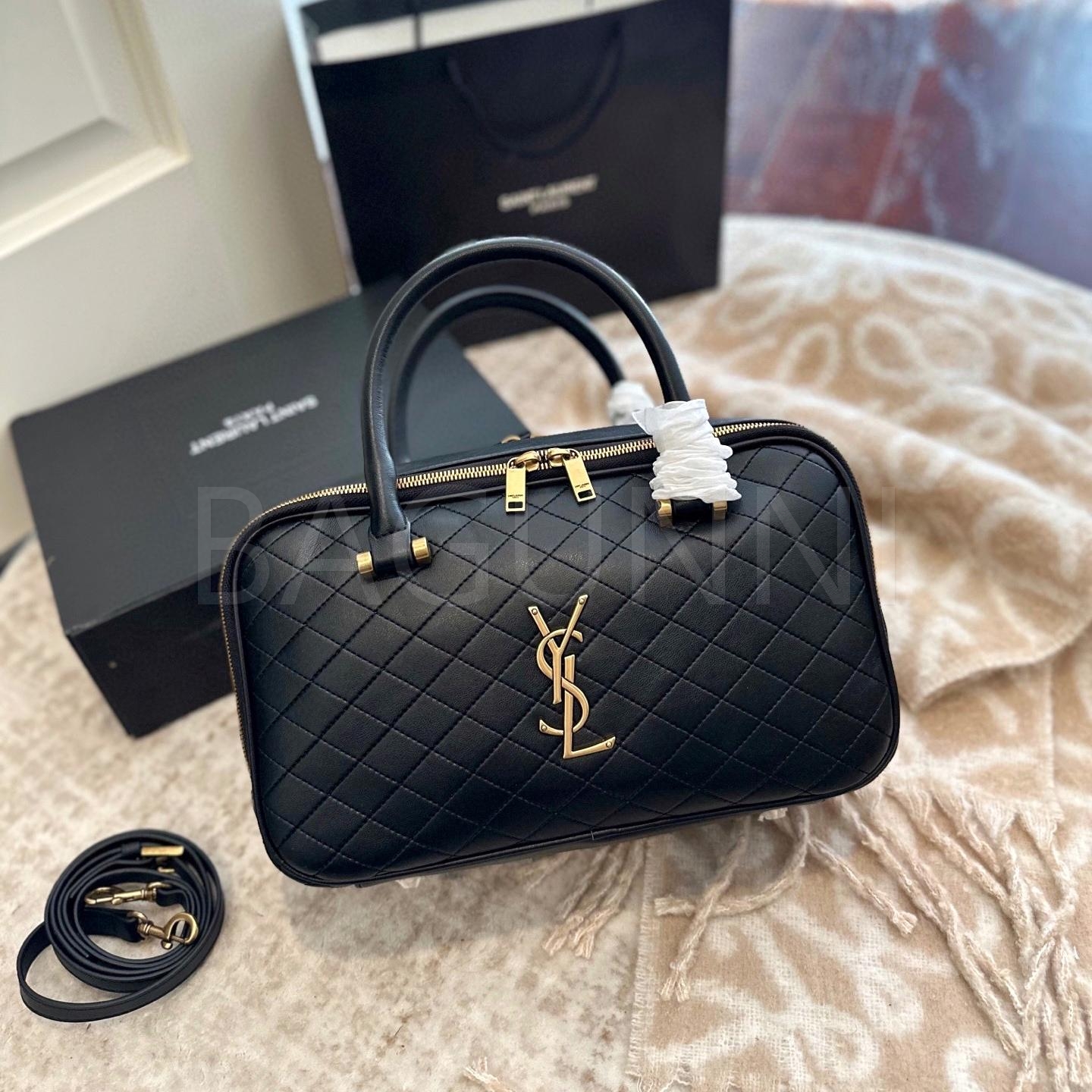 YSL 로고 바니티백