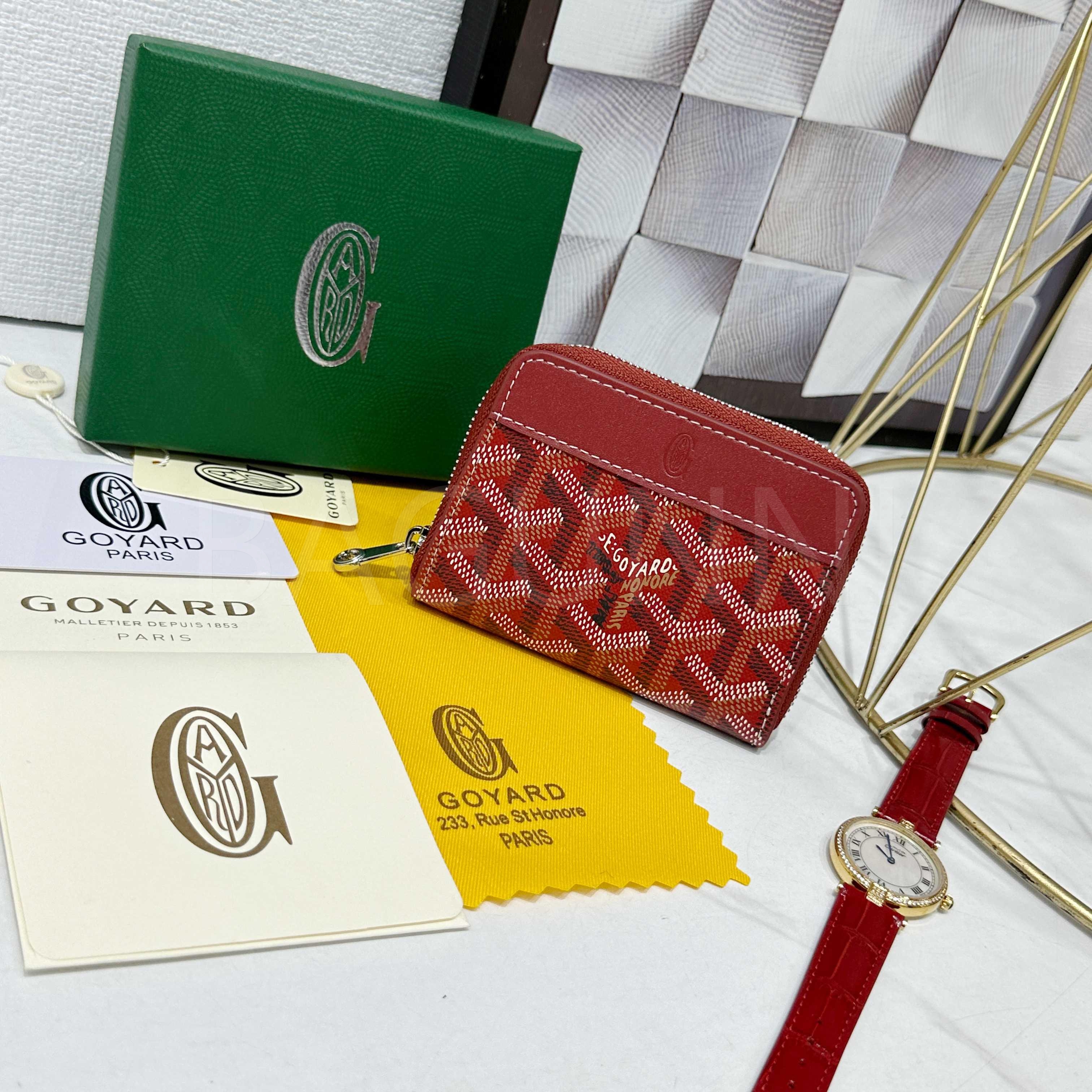 고야드 마티뇽 지퍼 지갑