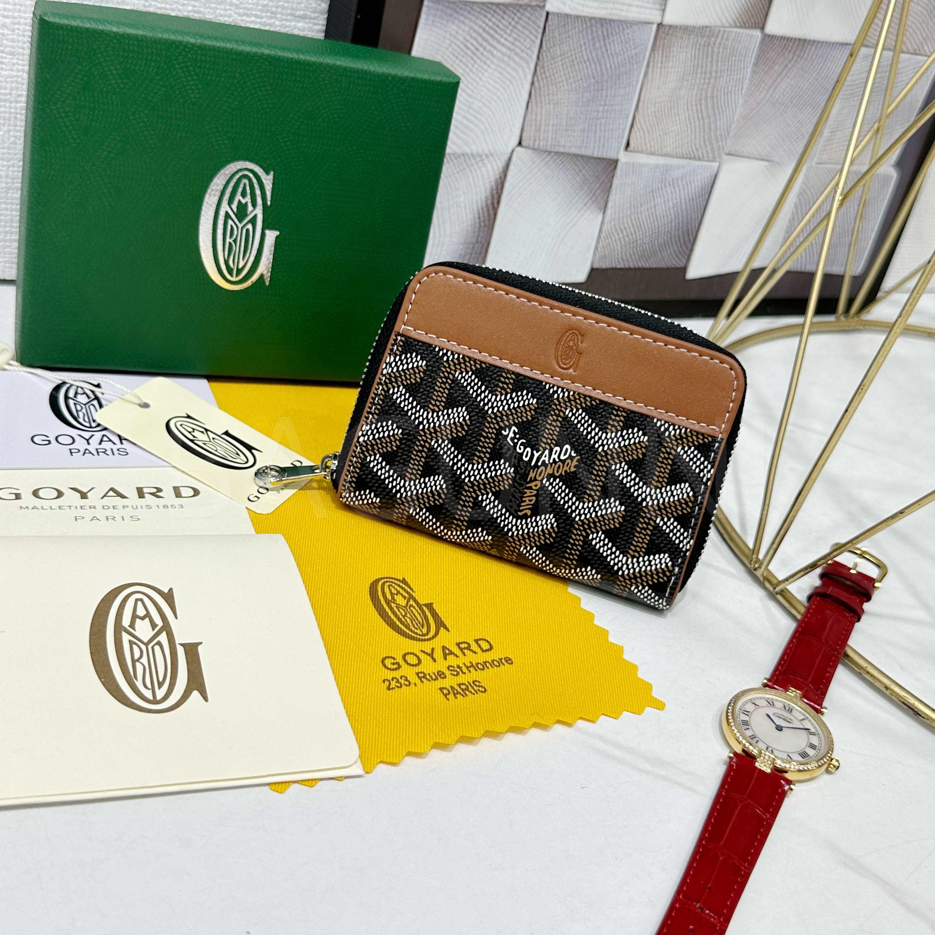 고야드 마티뇽 지퍼 지갑