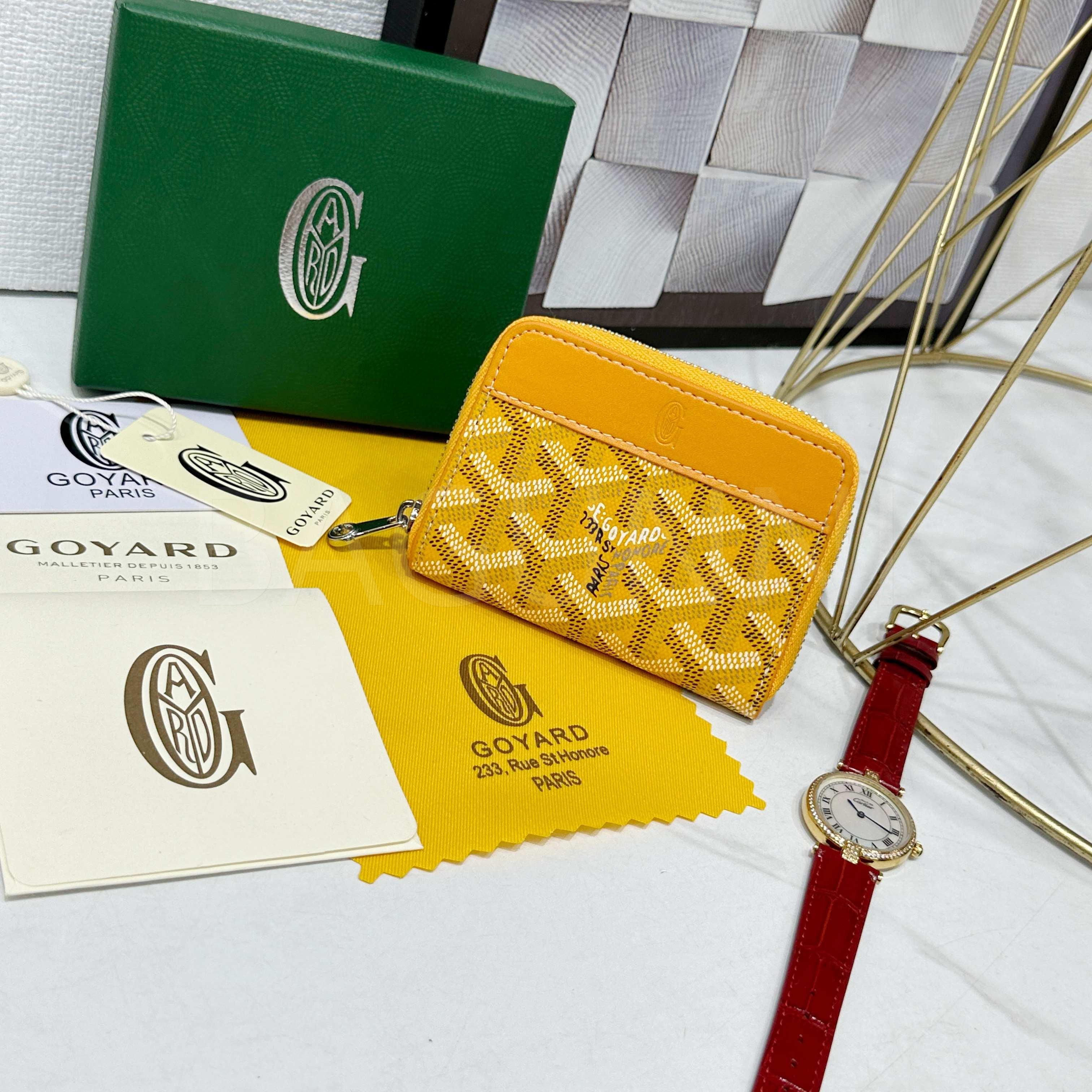 고야드 마티뇽 지퍼 지갑