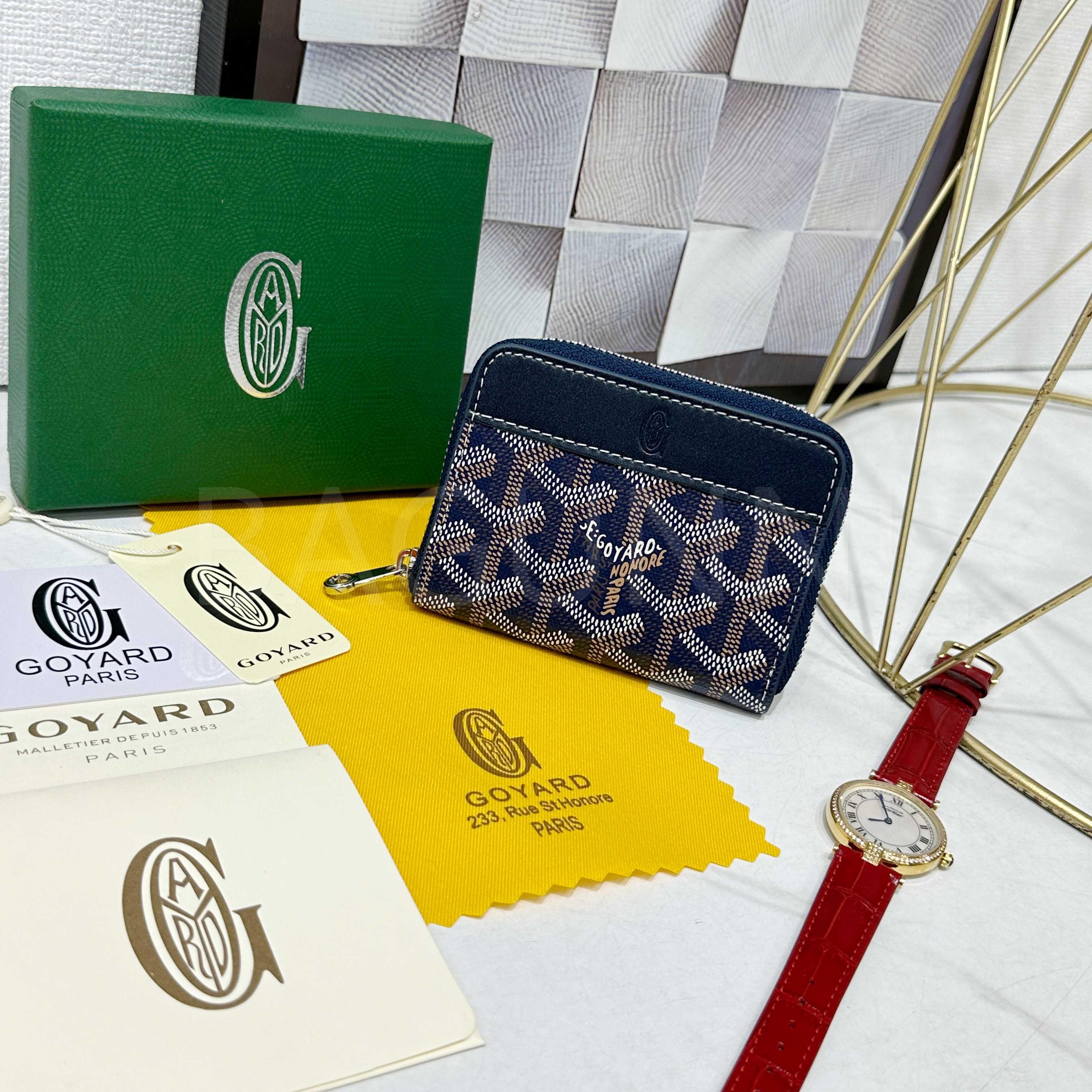 고야드 마티뇽 지퍼 지갑