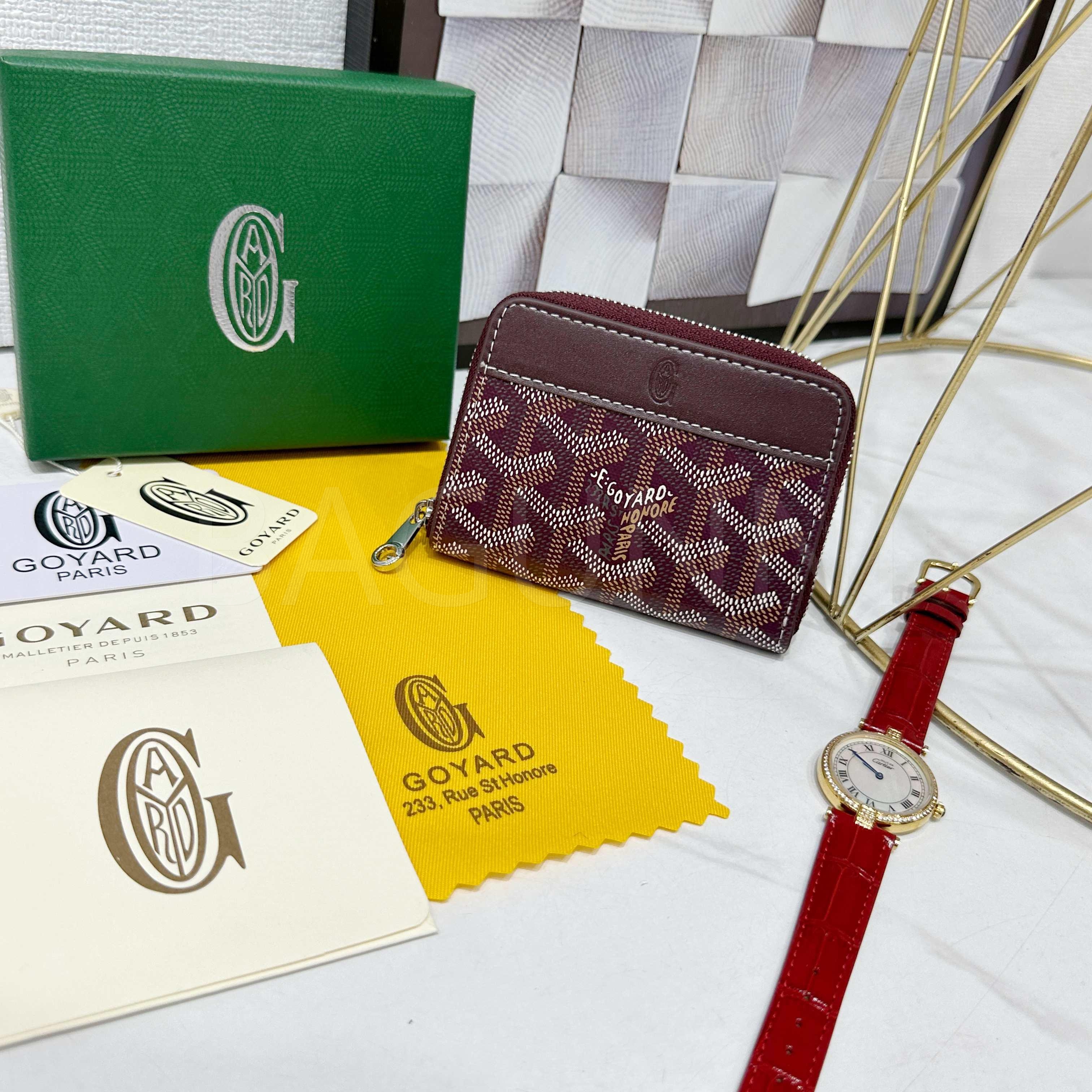 고야드 마티뇽 지퍼 지갑