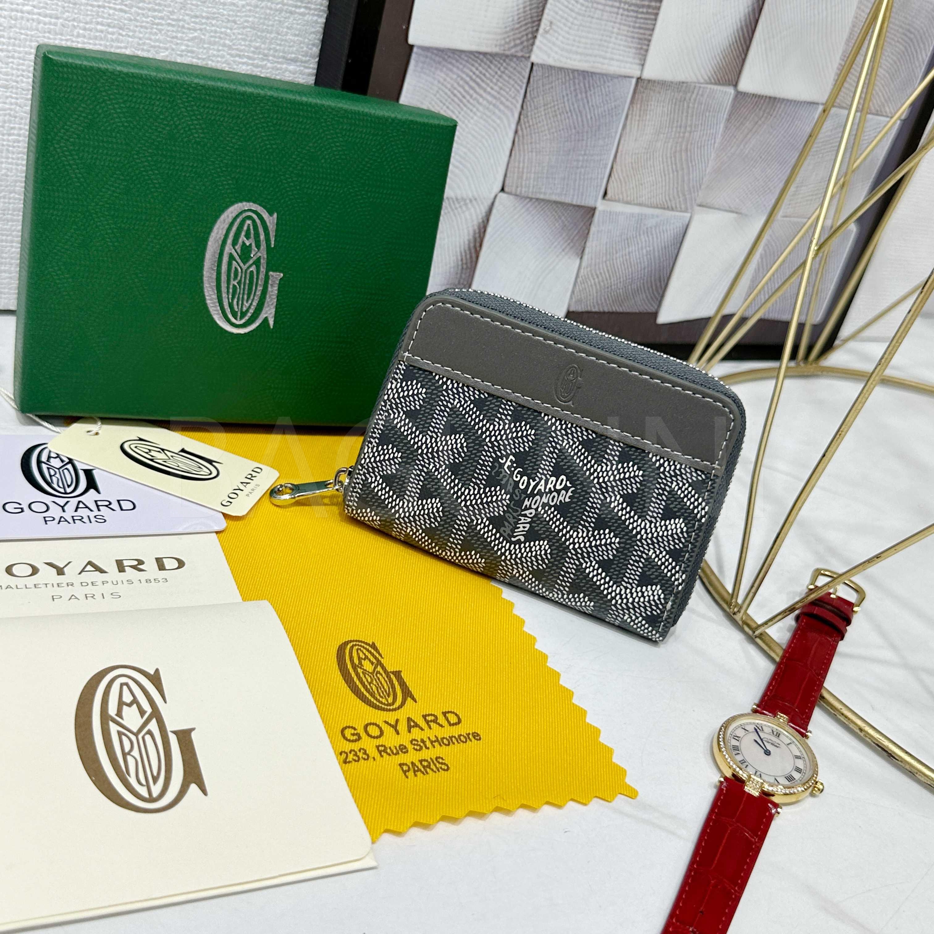 고야드 마티뇽 지퍼 지갑