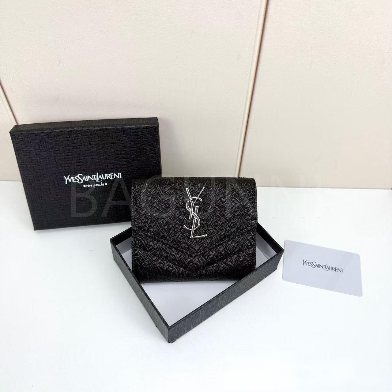 YSL 플랩 카드지갑