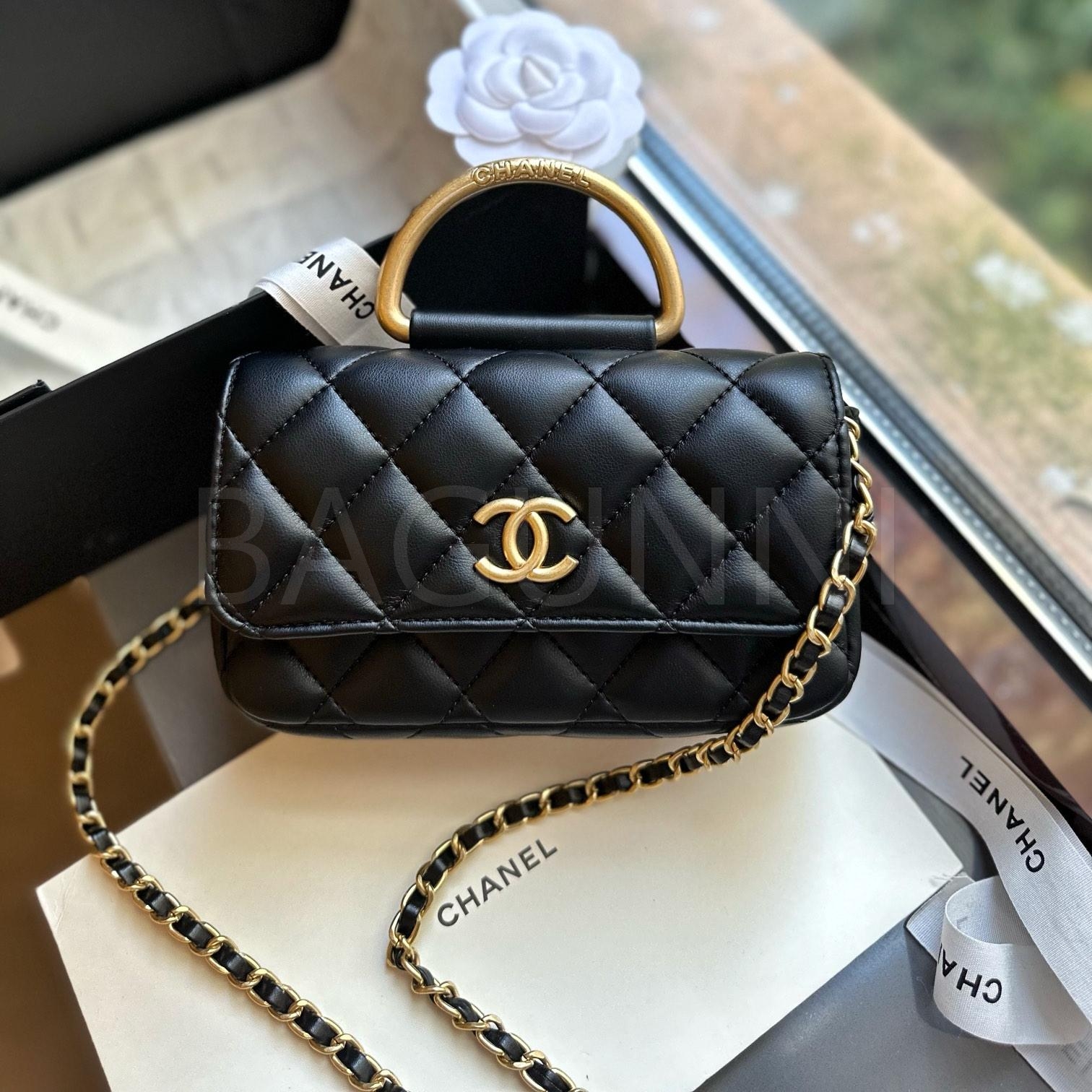 샤넬 탑핸들 WOC 체인 월렛