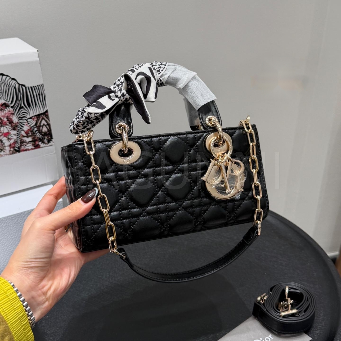 디올 레이디 디올 탑핸들백