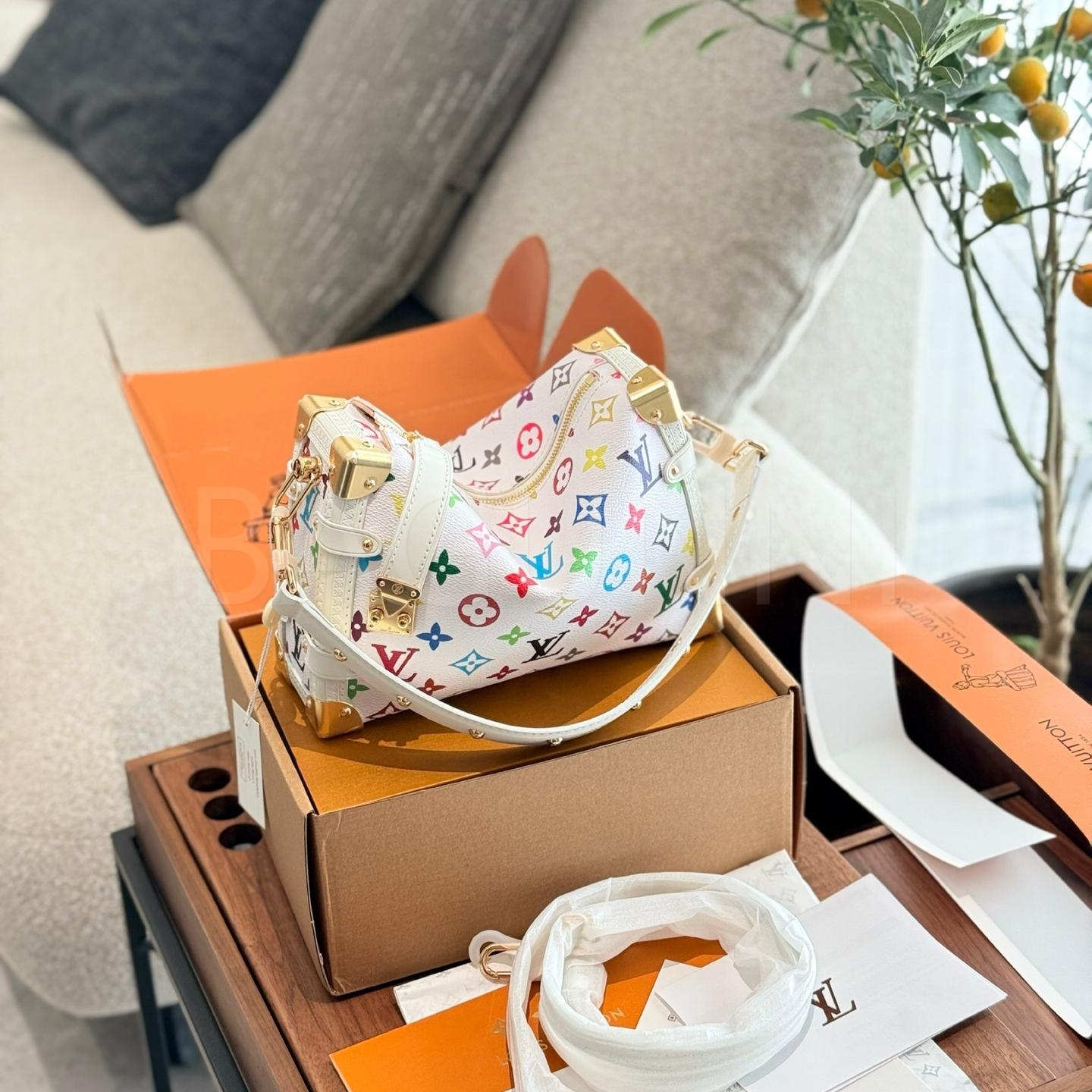 루이비통 x 무라카미 타카시 소프트 트렁크