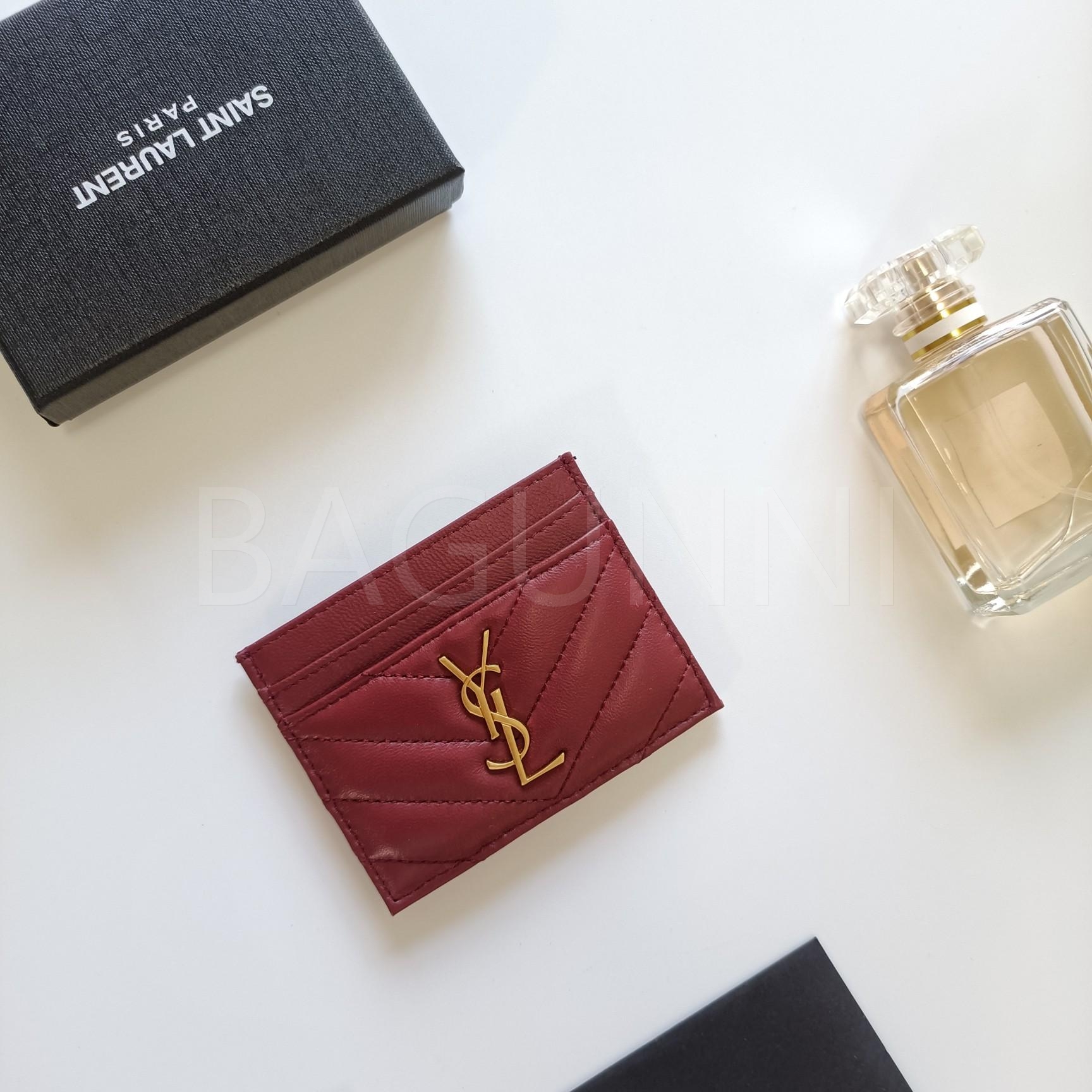 YSL 플랩 카드지갑