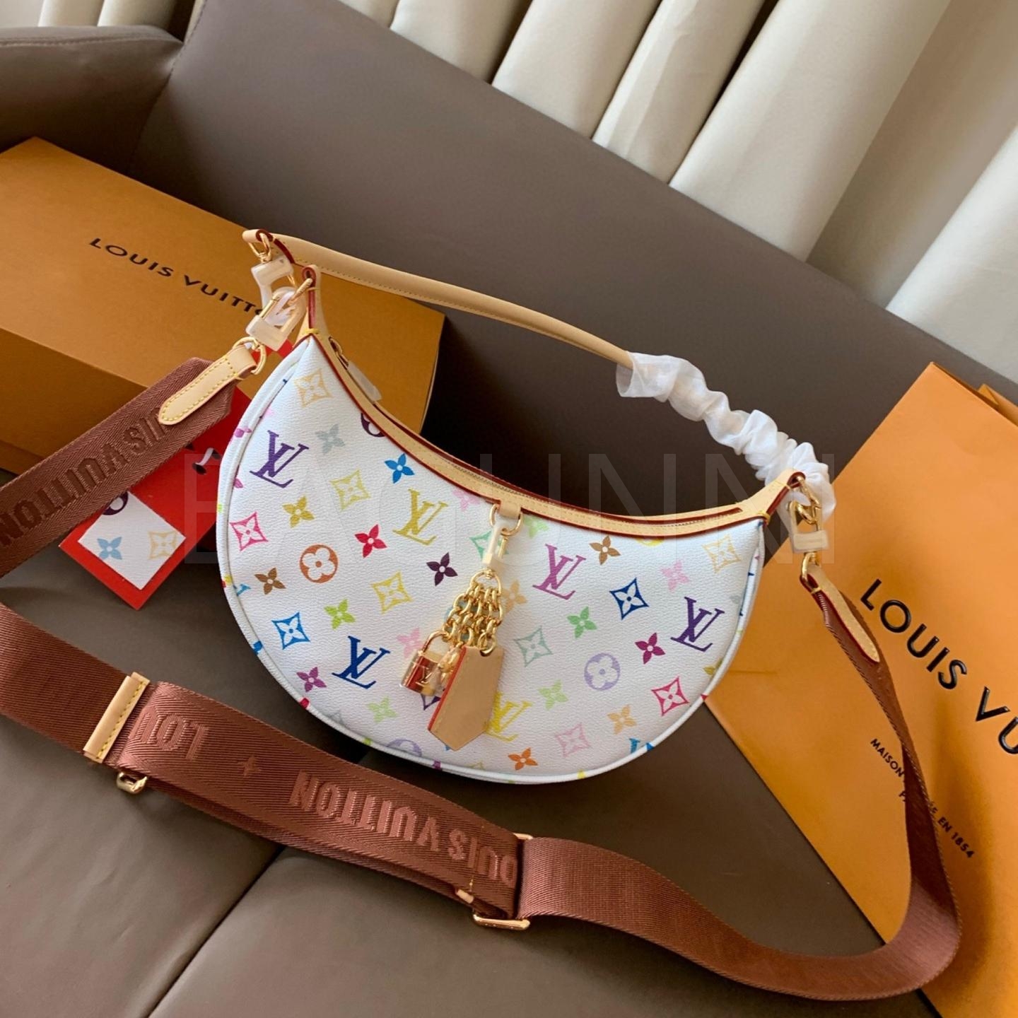 루이비통 루프 숄더백
