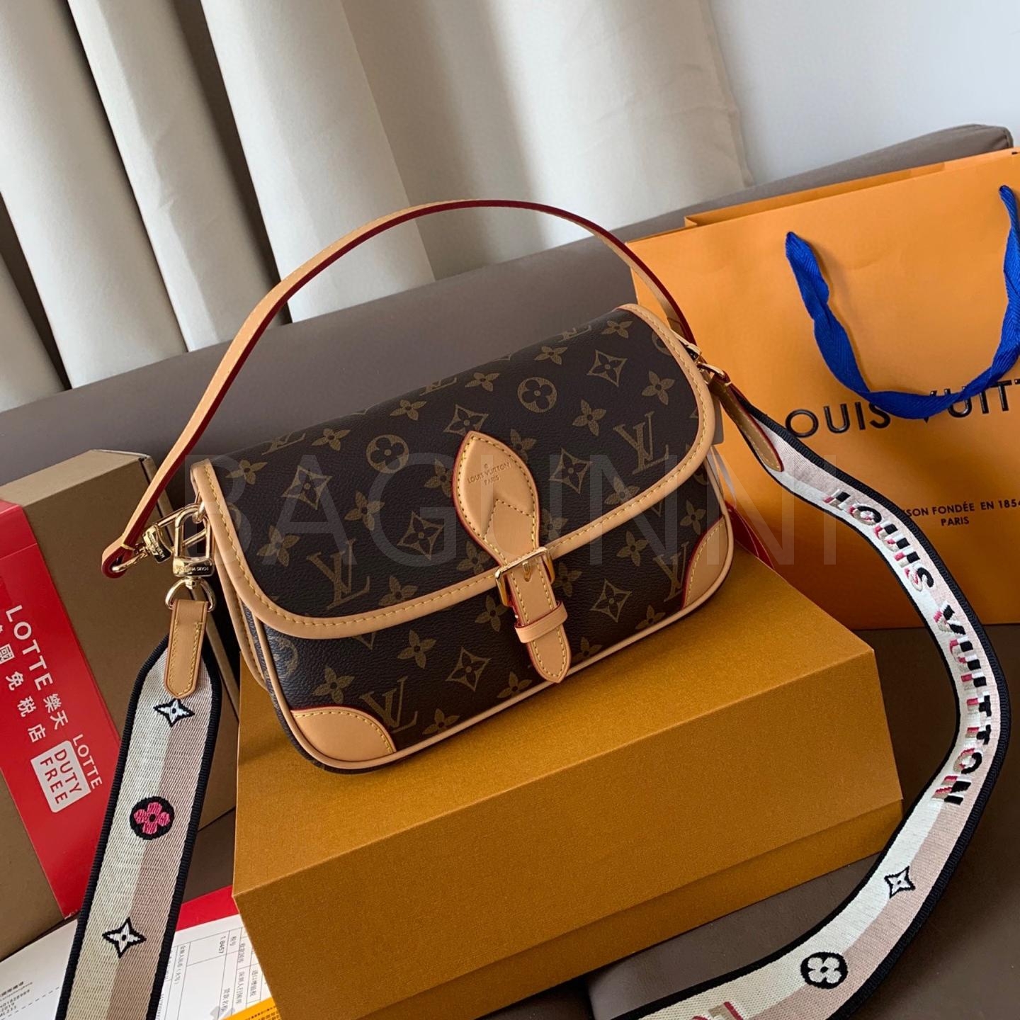 루이비통 바게트 숄더백