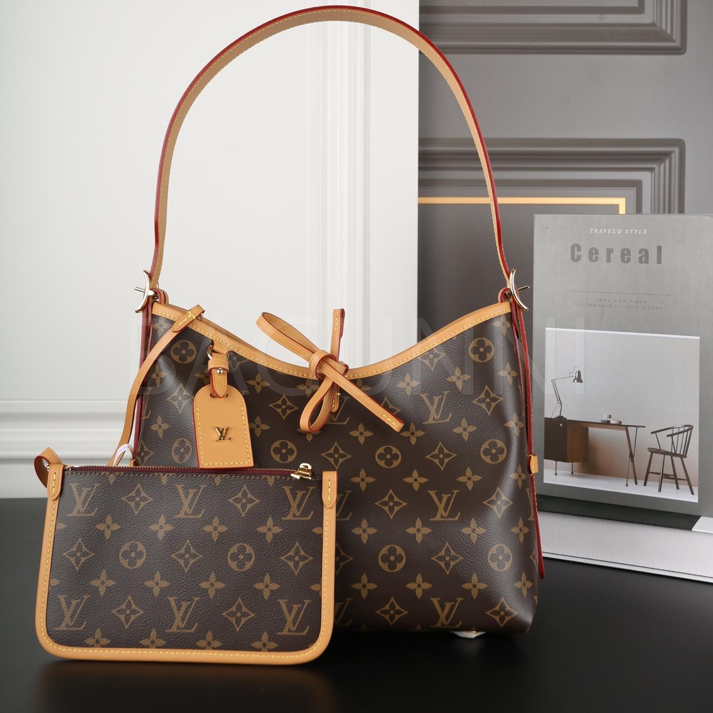 루이비통 소프트 토트백