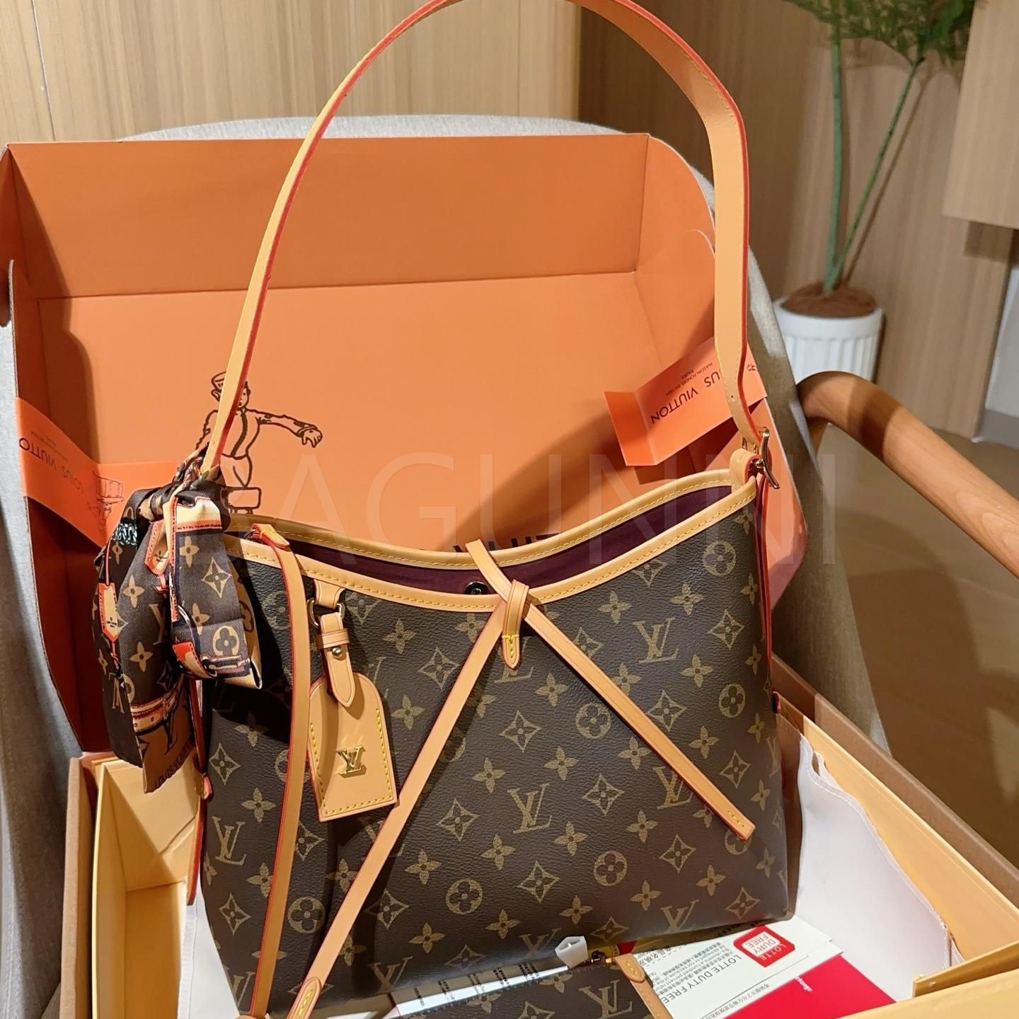 루이비통 쇼퍼 토트백