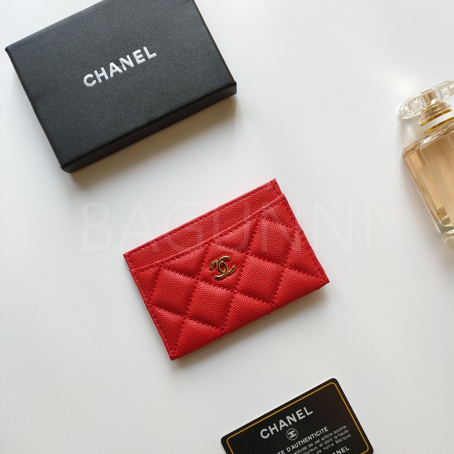 샤넬 클래식 플랩 카드지갑