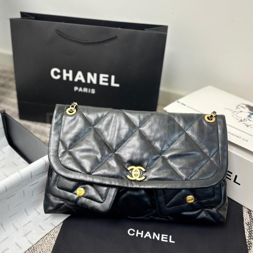 샤넬 포켓 플랩 체인 숄더백