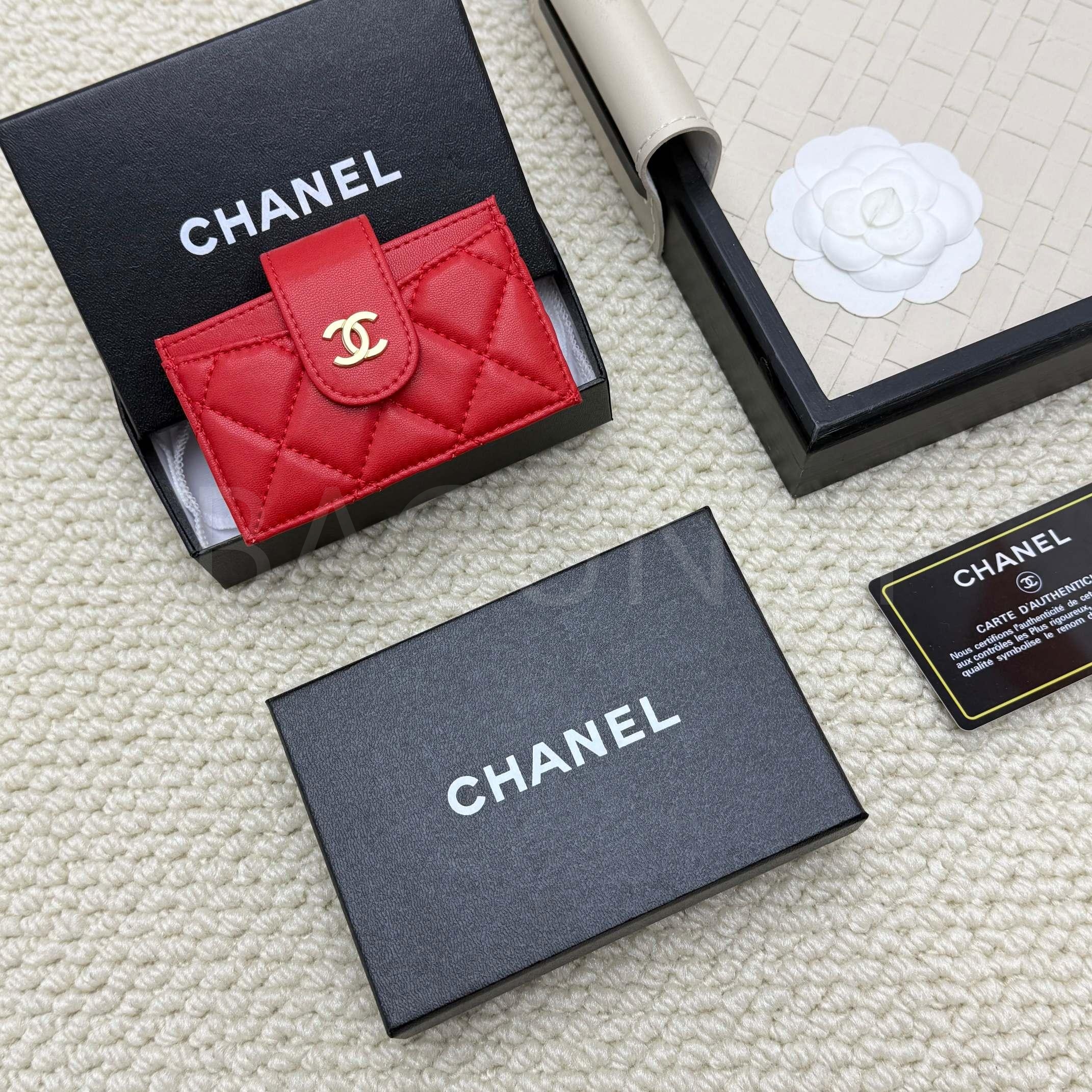 샤넬 클래식 플랩 카드지갑