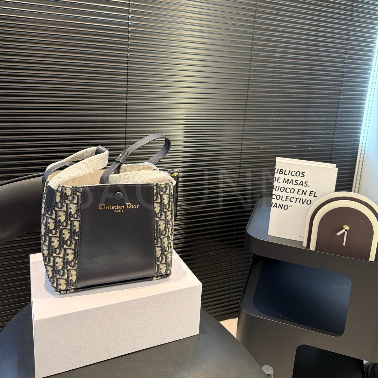 디올 시그니처 버킷백