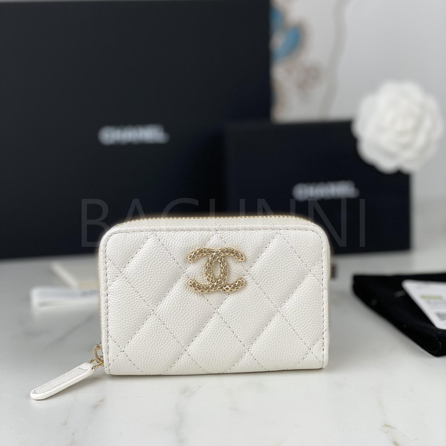 샤넬 19 카드지갑