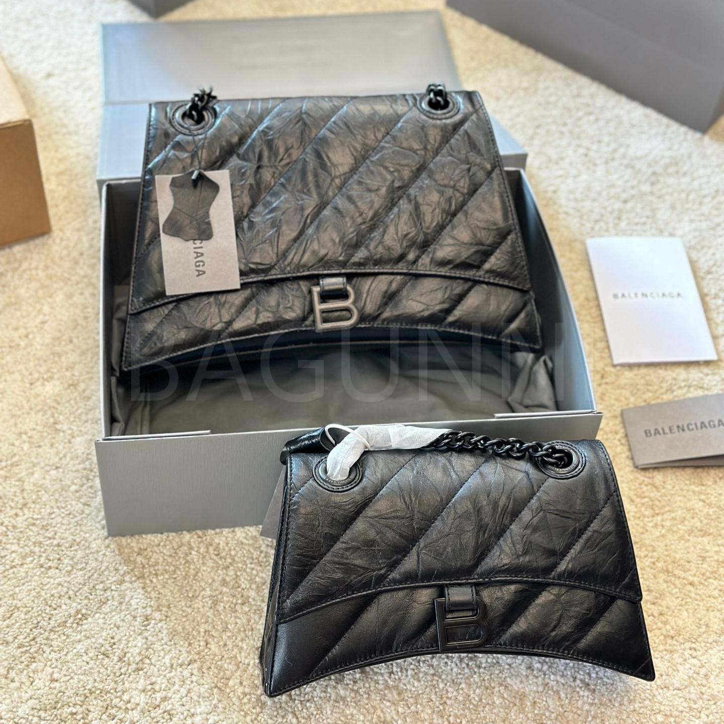 발렌시아가 아워글래스 숄더백